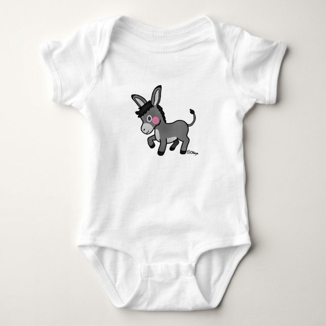 My donkey baby bodysuit (Front)
