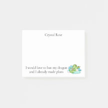 My dragon and I have made plans