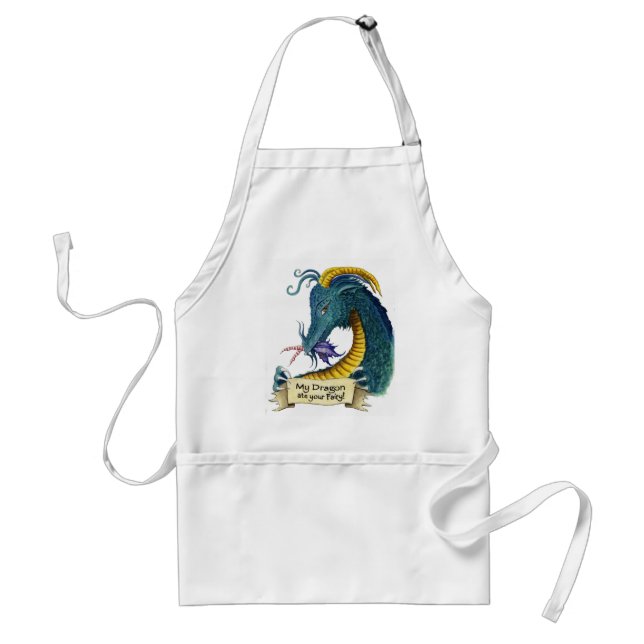 My Dragon Ate Your Fairy - apron (Front)