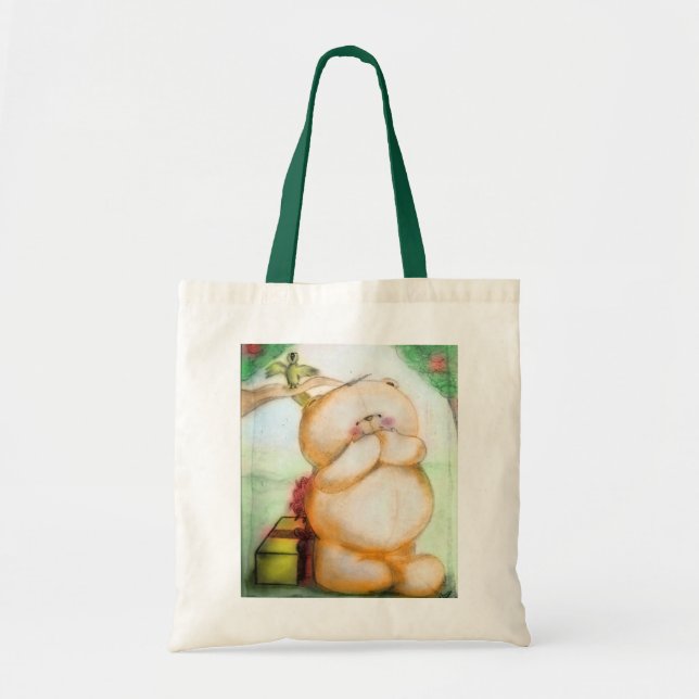 my drawing - bear tote bag (Front)