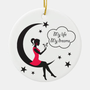 My Dreams  Ceramic Tree Decoration