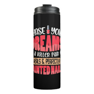 My Dreams Painted Nails Thermal Tumbler