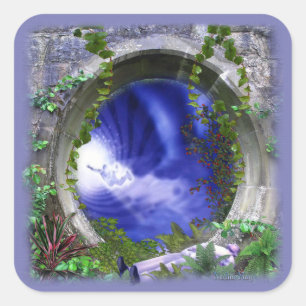 My dreams square sticker