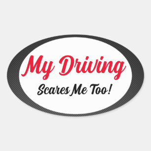 My Driving Oval Sticker