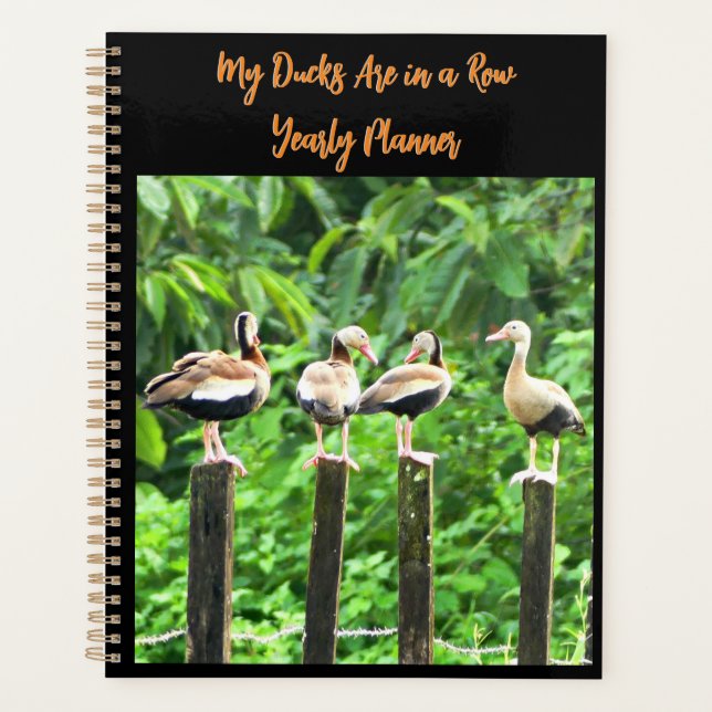 My Ducks Are in a Row Yearly Planner (Front)
