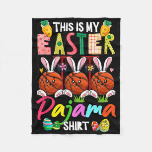 My Easter Pyjama Shirt Costume Sketll Player Lover Fleece Blanket