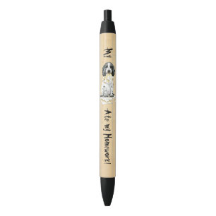 My English Cocker Ate My Homework Black Ink Pen