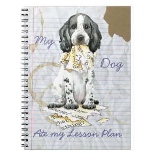 My English Cocker Ate My Lesson Plan Notebook