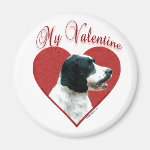 My English Springer Spaniel Valentine Magnet