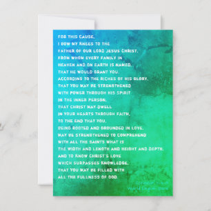 My Ephesians 3 Prayer For You Card