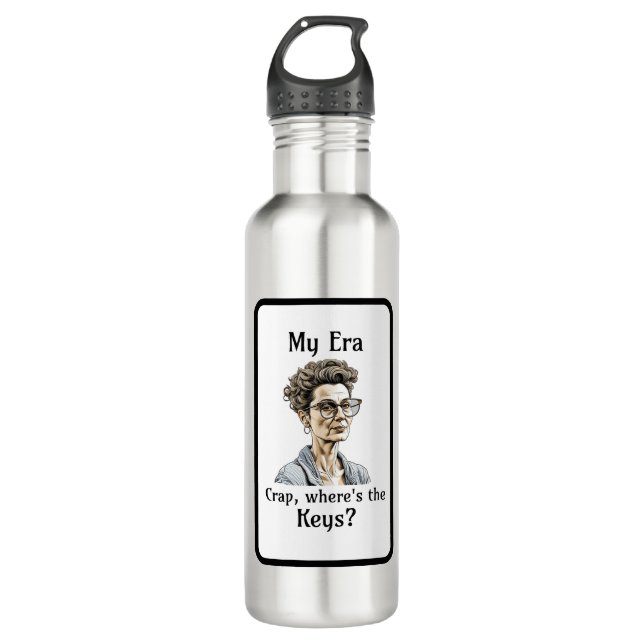 My Era | Crap, Where's the Keys? 710 Ml Water Bottle (Front)