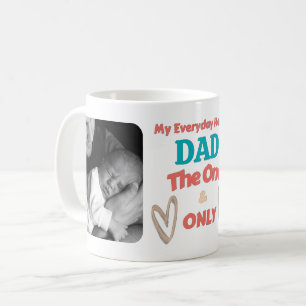 My everyday hero? DAD - Personalised Photos Coffee Mug