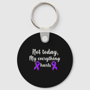 My Everything Hurts Fibro Chronic Pain Grunge Key Ring
