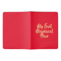 My Evil Maniacal Plan Notebook Journal