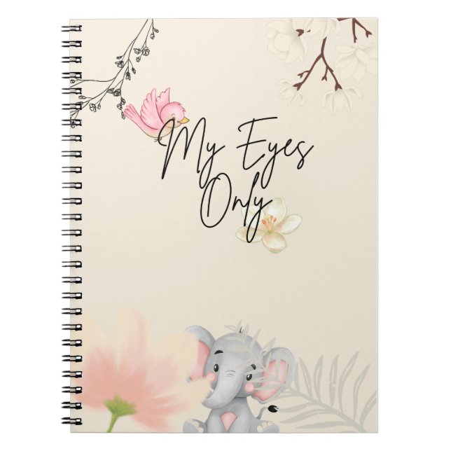 My Eyes Only Notepad Notebook (Front)