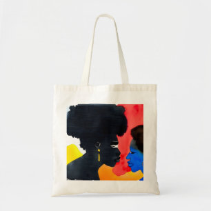 My Face In Black Tote Bag