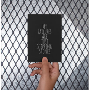My Failures Are Just Stepping Stones Affirmation Postcard