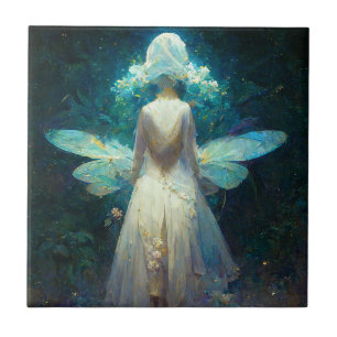 My Fairy Wings Fantasy Art ceramic tile