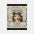 My Faithful Friend Pet Sympathy Custom Burlap