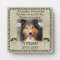 My Faithful Friend Pet Sympathy Custom Burlap