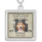 My Faithful Friend Pet Sympathy Custom Burlap