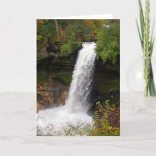 My Falls in autumn Card