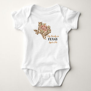 My Family in Texas Love's Me Baby Bodysuit