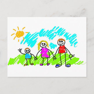 My Family Postcard