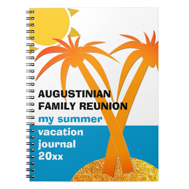 My Family Reunion Summer Vacation Journal (Front)