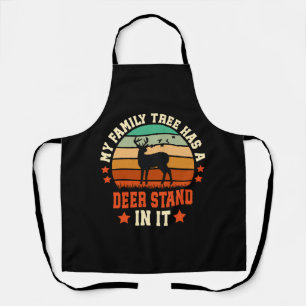 My Family Tree Has A Deer Stand In It Apron