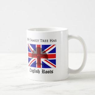 "My Family Tree Has English Roots" mug