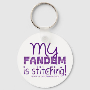 My Fandom Is Stitching! Key Ring