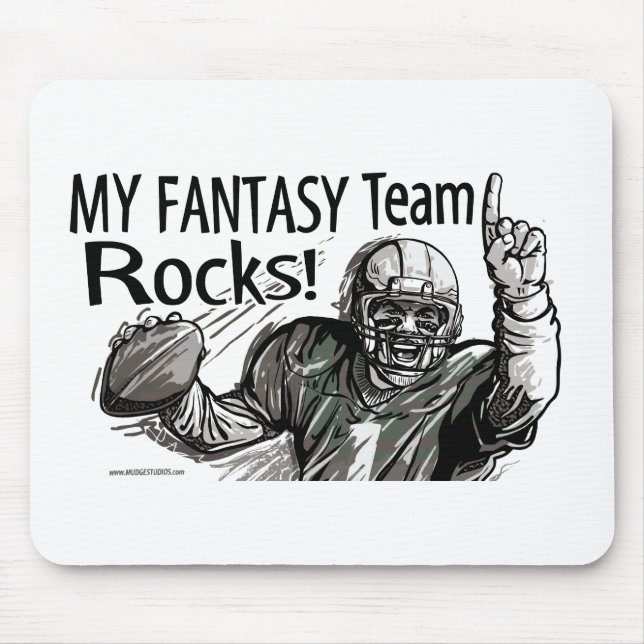 My Fantasy Team Rocks! Mousepad (Front)