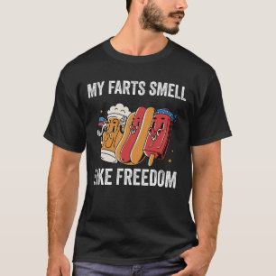 My Farts Smell Like Freedom Funny 4th Of July T-Shirt