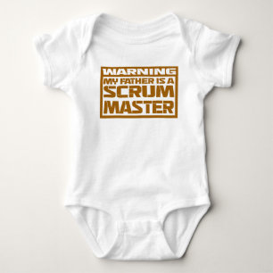 my father is a scrum master baby bodysuit