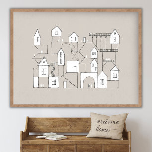 My Father's House, Many Rooms, Dwellings, Heaven, Poster
