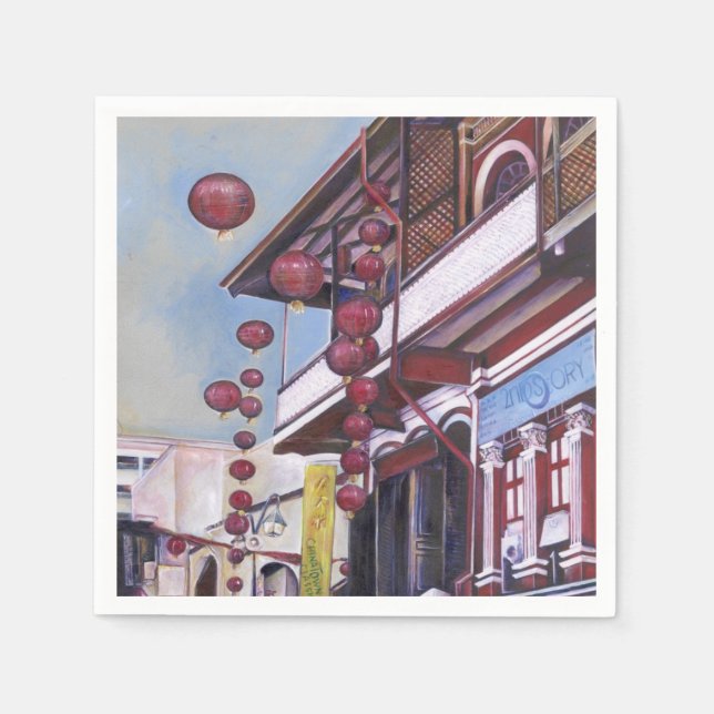 My Father's Rising Dragon, Singapore Napkin (Front)