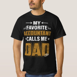 My Favorite Accountant Shirt with customised name 