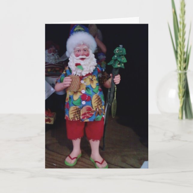 MY FAVORITE BEACH BUM CHRISTMAS HOLIDAY CARD (Front)