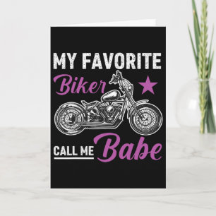 My Favorite Biker Call Me Bybe  Card