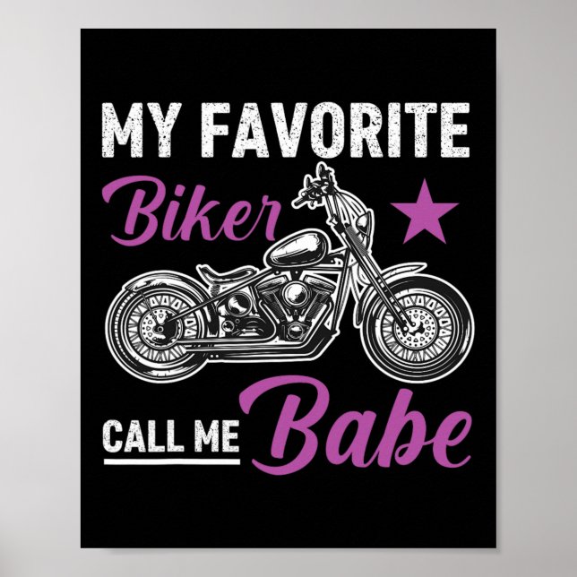 My Favorite Biker Call Me Bybe  Poster (Front)