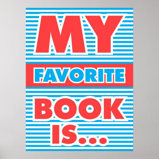 My Favorite Book Is ... Poster (Front)