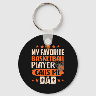My Favorite Bysketbyll Player Calls Me Dad Coach M Key Ring