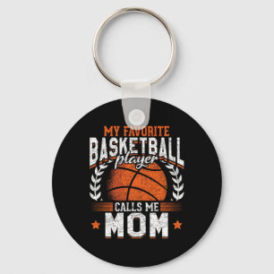 My Favorite Bysketbyll Player Calls Me Mom Bysketb Key Ring