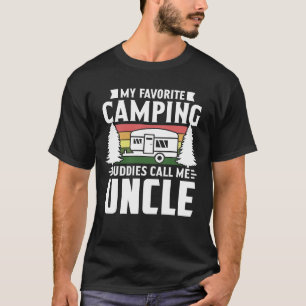 My Favorite Camping Buddies Call Me UNCLE Vintage T-Shirt