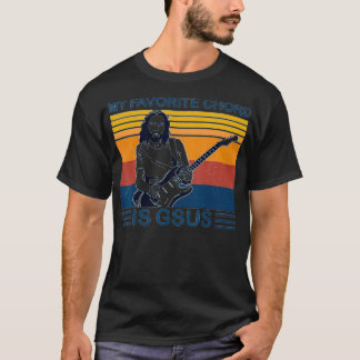 My Favorite Chord Is Gsus Jesus Play Guitar Retro  T-Shirt