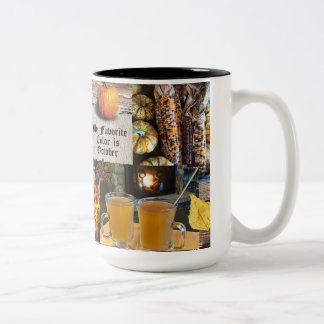 My Favorite Color is October Mug