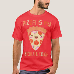 My Favorite Color Is Pizza Funny Pepperoni Slice D T-Shirt