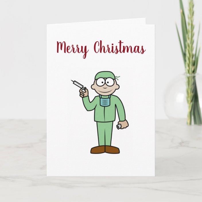 ***MY FAVORITE DOCTOR** AT CHRISTMAS HOLIDAY CARD Zazzle.co.uk