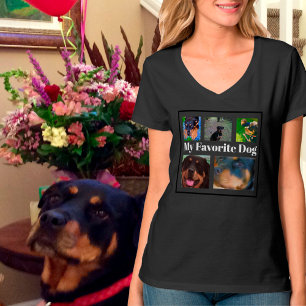 My Favorite Dogs Create Your Own 5-Photo T-Shirt